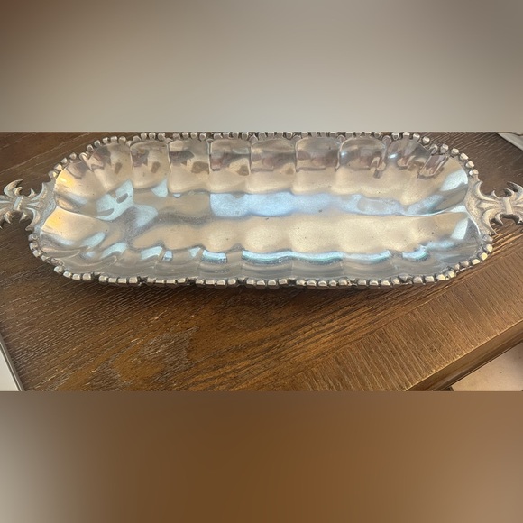 Fleur De Lis oblong platter - Picture 1 of 3